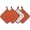 Orange, variant on Cotton Pot Holders Cotton Made Machine Washable Heat Resistant Everyday Kitchen Basic Terry Pot Holder, Hot Pads, Trivet for Cooking and Baking Set of 4 (Sky Blue)