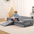 thumbnail image 4 of 12pcs Kids Couch for Playroom, Floor Couch Modular Kids Play Sofa, Playhouse Play Set for Toddlers Babies, Toddler Couch Foam Play Couch, Kids Sofa for Playroom, 4 of 9
