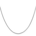 thumbnail image 2 of 925 Sterling Silver .95mm Sparkle-Cut Round Box Chain Necklace 24 Inch Chain Necklace for Women and Men, 2 of 2