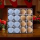 thumbnail image 4 of Decoración navideña, adornos navideños, bolas navideñas, adornos navideños flocados, bolas de plástico, adornos colgantes decorativos navideños, pompones para árbol de Navidad, 4 of 6
