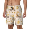 thumbnail image 2 of Haiem Cute Bee Gnome Men'S Quick-Dry Swim Trunks: Comfortable Beach Shorts With Mesh Lining And Pockets - Ideal For Swimming And Sunbathing Medium, 2 of 9