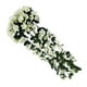 thumbnail image 5 of Guirnalda de flores artificiales para colgar en la pared, simulación de vid floral, oficina en casa, flor falsa, ratán, blanco sidaley HA8140-01B, 5 of 6