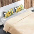 thumbnail image 5 of Yayeee Pillowcase Standard Size Set of 2 Satin Wrinkle Resistant Pillow Case, Yellow Glasses, 5 of 7