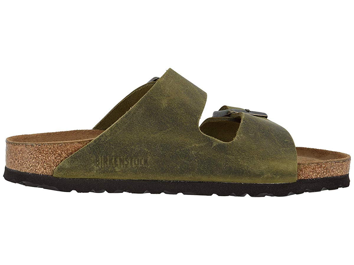 birkenstock arizona jade oiled leather