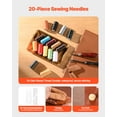 thumbnail image 5 of VEVOR Leather Working Tools Kit, 92 PCS Leather Craft Tools with Portable Leather Storage Bag, Engraving Punching Sewing Stamping Sanding Tools, Ideal for Beginners DIY Enthusiasts and Professionals, 5 of 9