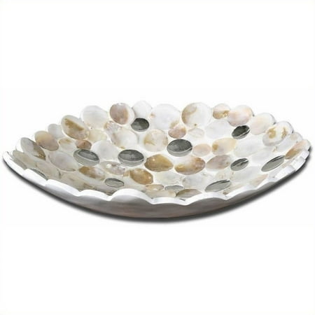 Uttermost Capiz Shell Accented Bowl