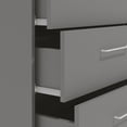 thumbnail image 6 of Kappesberg Foster Gray 2-Piece Dresser and Chest Set – 50.4"W Modern Storage - for Adults and Teens, 6 of 7
