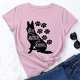 thumbnail image 2 of Camiseta de manga corta con estampado de animales y cuello redondo suelto a la moda de verano para mujer Pompotops hfajkhk135145, 2 of 7