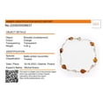 thumbnail image 3 of Sterling Silver Honey Baltic Amber  Bracelet Tulip , Amber Jewelry Collection, 3 of 6
