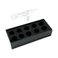 thumbnail image 3 of GUOOL Rectangular Flower Vase Acrylic Flower Vase for Bedroom Home Dining Table 10 10 10 holes, 3 of 9