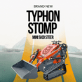 TYPHON STOMP 1,760 lbs Mini Skid Steer Loader with 13.5hp Gas Engine ...