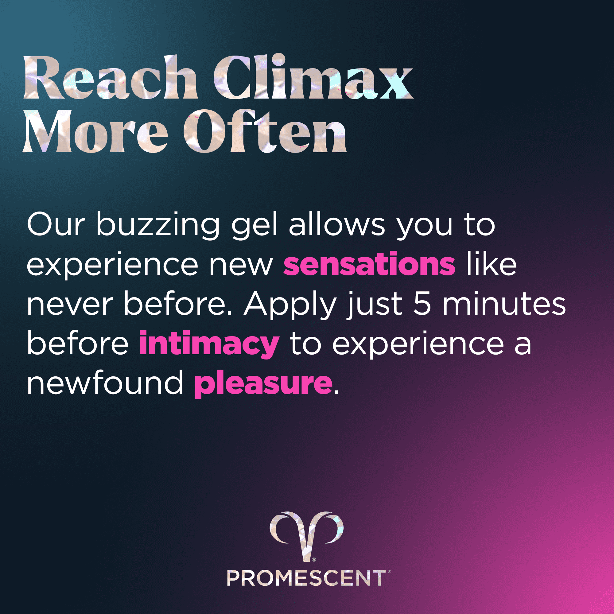 Promescent Buzzing Arousal Gel for Women, Intimate Clitoral Sexual Enhancers 5oz