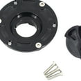 thumbnail image 3 of S SERENABLE Fuel Tank Lid Modified Portable Practical Professional Accs Metal Black, 3 of 7