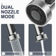 thumbnail image 4 of Kitchen Faucet with Pull Down Sprayer, Single Handle Spring Sink Faucet, 1 Hole or 3 Dual Function Sprayer for Farmhouses, Utility Rooms, RV's and Bars, 4 of 4
