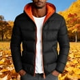thumbnail image 5 of Mrmaere Men's Hooded Puffer Jacket Quilted Warm Insulated Coat for Winter Outdoor & Casual Wear Black S, 5 of 5