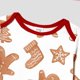 thumbnail image 3 of Conjuntos de pijamas de manga raglán con estampado de letras y hombrecito de jengibre para toda la familia de Navidad Naia™ (resistentes al fuego), 3 of 5
