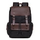 thumbnail image 1 of KAUKKO Mochila de Lona Vintage-Gran Capacidad, Multifuncional Durable Mochila para Exteriores-NEGRO, 20L, 1 of 4