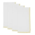 thumbnail image 6 of Fennco Styles Colored Lace Border 20 x 20 Inch White Cloth Table Napkins, 6 of 13