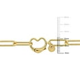 thumbnail image 2 of Everly Women's Yellow Gold Plated Anklet, 2 of 7
