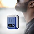 thumbnail image 1 of BELOVING Rasoir Électrique pour Hommes Sans Fil Rechargeable Mini Rasoir Électrique pour Voyage Voiture Bleu, 1 of 10