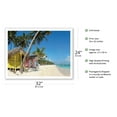 thumbnail image 2 of Tropical Paradise - Colorful Beach Huts - From an Original Color Photograph by OC Photo - Bamboo Fine Art 290gsm Paper Print (Unframed) 24x32in, 2 of 4