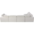 thumbnail image 6 of Meridian Furniture Serene Cream Linen Fabric Deluxe Modular Sectional, 6 of 13