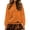 Orange, variant on JoveMarine Spooky Graphic Sweatshirt Women - Crew Neck Long Sleeve Halloween Print, Womens Sweatshirt Casual Fall Top, Graphic Sweatshirts for Women Party Style,Black L