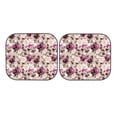 thumbnail image 7 of Balery 2 Piece Rose Flowers Car Windshield Sun Shade|Foldable Front Windshield Shade for Car Front Window for Most Sedans SUV Truck-, 7 of 7