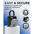 thumbnail image 3 of Caja de seguridad para llaves RUDY RUN portátil con combinación de 4 dígitos, 3 of 7