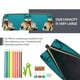 thumbnail image 5 of Easygdp I Love Sushi para Estuche de Lápices de Cuero, Estuche de Papelería de Cuero, Estuche de Gran Capacidad con Cremallera, 5 of 7