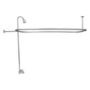 Barclay 4190-54-CP 54" Rectangular Shower Unit Polished Chrome