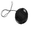 thumbnail image 4 of Broche De Plástico De 52 Mm En La Tapa Frontal Para DSLR DC SLR Camera DV - Negro Sunnimix Tapa de tapa de lente frontal de 52 mm, 4 of 8
