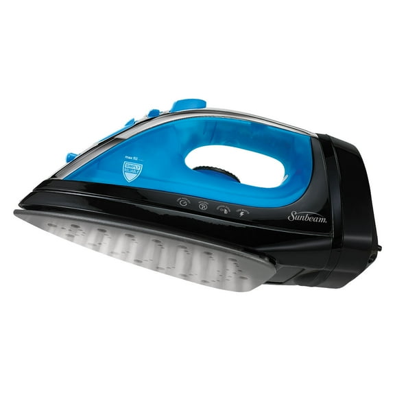 Sunbeam 1400W Steammaster Steam Iron, Black/Blue