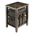thumbnail image 1 of Zoey side table with 2 baskets, item 76320, 1 of 7