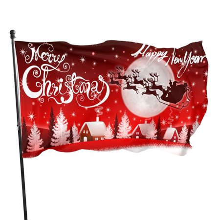 Christmas Flag 3x5 Ft Outdoor Flag，New Year Holiday Flag For Xmas Party