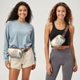 thumbnail image 3 of Compact Floral Waist Bag - Vintage Boho Fanny Pack, Multi-Pocket Storage for Daily Use & Outdoor Activities, 3 of 4
