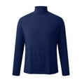 thumbnail image 5 of Zshosam Mens Casual Slim Fit Long Sleeve T-Shirts Soft Lightweight(Blue,XXL), 5 of 6
