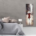 thumbnail image 2 of Quiet walk in the rain - Toile 20"x60 Pouces - Impression à la Demande, 2 of 5