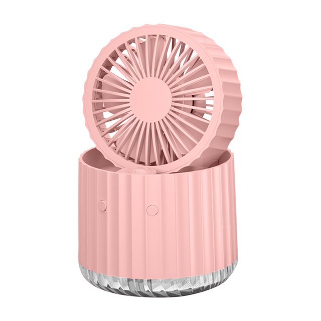 Price cut Humidification Spray Fan USB Desktop Charging Small Fan Folding Portable Water Cooler