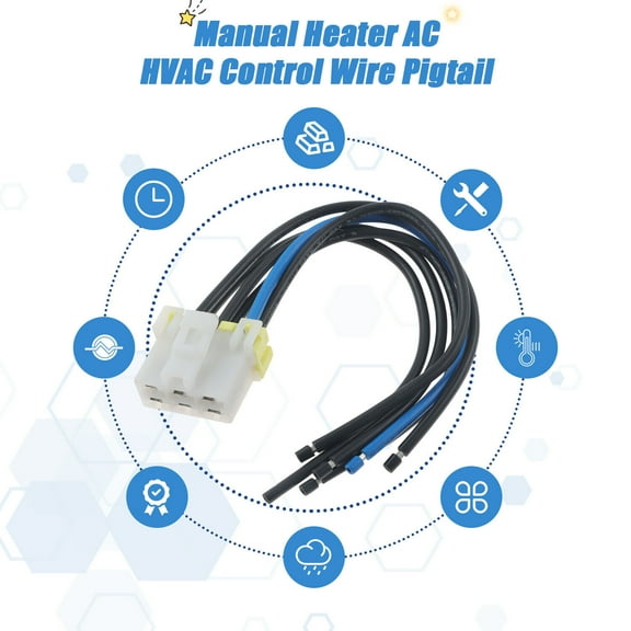 Manual Heater Air Conditioning Control Wire Loom for 2012-2016 Subaru Impreza