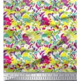 thumbnail image 1 of Soimoi Georgette Viscose Fabric Multicolor Camouflage Printed Craft Fabric by the Yard 42 Inch Wide, 1 of 1