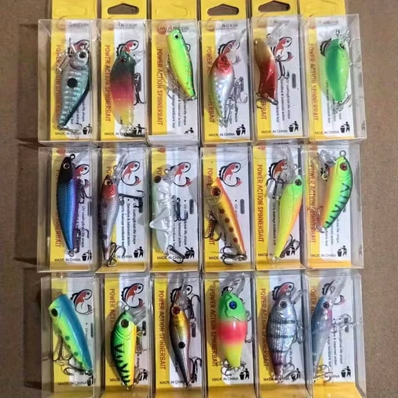 10pcs Mino bait Lure bait 4 to 2.76inch bass topmouth culter fresh water fishing