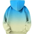 thumbnail image 6 of YunPes Gradient Oversized Hoodie for Girls Trendy Long Sleeve Hooded Sweatshirts with Pockets Teen Casual Preppy Pullover, 6 of 8