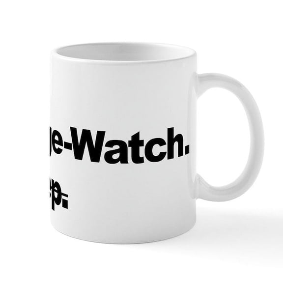 CafePress - Eat Binge Watch Sleep - 11 oz Ceramic Mug - Novelty Coffee Tea Cup