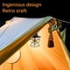 thumbnail image 4 of Con Luz De Llama, Linternas Retro Recargables Por Usb, Linterna Colgante De Metal Antiguo, Luz De Camping Para Uso En Interiores Y Exteriores Yuarrent HA042248-01, 4 of 6