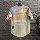 thumbnail image 2 of Camisetas estampadas para hombre, camisetas para hombre, camisetas con letras de acuarela, ropa popular coreana Kpop, moda Trendyol, venta al por mayor, XL, 2 of 5