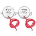 thumbnail image 1 of 2Pcs AC Motor Synchronous CCW/CW Micro Machine Tool Accessories AC12V 5-6R/MIN 4W, 1 of 4