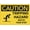Warning Sign 3, variant on Caution Tripping Hazard Watch Your Step Sign 12 x 8 Inches - Rust-Free Aluminum, Pre-Drilled Holes, Weather Resistant, Fits House, Office, Business, Yard