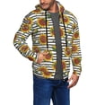 thumbnail image 2 of Uemuo Cute Sunflowers for Men's Fashion Full-zip Hoodies & Sweatshirts with Kangaroo Pocket, Zip-up Hooded Sweatshirt, Moisture Wicking & Breathable-Large, 2 of 5