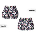 thumbnail image 5 of Naloa Rabbit And Rose Biker Shorts for Women Seamless Scrunch Short Women’s Yoga Shorts for Gym Running Sport Shorts - Medium, 5 of 9